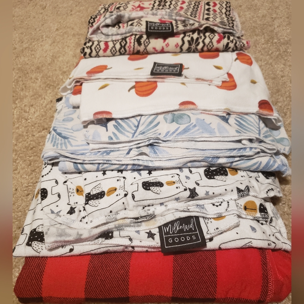 Milkmaid Goods Assorted Patterned Baby Blanket Swaddle